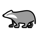 Badger SVG Icon
